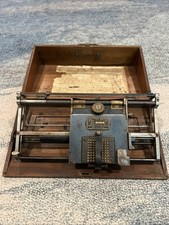 Antique Hall Typewriter First Index Type Writer 1881 Boston Mass picture