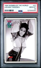 1994 WOMEN OF THE WORLD #37 LEEANN TWEEDEN PSA 10 picture