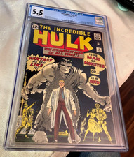 Incredible Hulk #1 CGC 5.5 / 1st App The INCREDIBLE HULK / 1962 / Comic Book picture