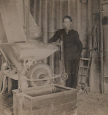 1907 Stamped Man Mill Dolly Redfield South Dakota RPPC Postcard picture