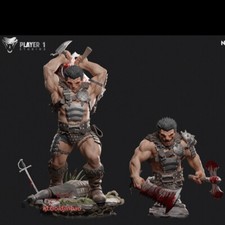Player 1 Studio Berserk Zodd Resin Statue Pre-order 1/4 Scale luxury 2 Heads Hot picture