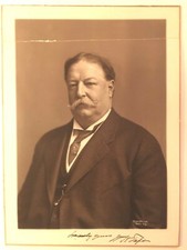 SIGNED 10x14 Pach Bros 1908 Photo of WILLIAM H TAFT-year he won Presidency PSA picture