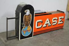 Old Case Porcelain Neon Sign...see my other neons John Deere , IH, Oliver, signs picture