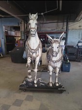 Authentic Opera Show Prop Life Size Swinging Horses from