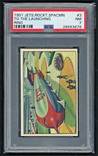 1951 Bowman Jets, Rockets, Spacemen #3 To The Launching Ring PSA 7 Near Mint picture