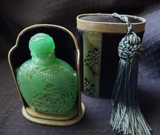 Rare Rene Lalique Perfume Bottle 1926 Roger & Gallet Le Jade original Box picture