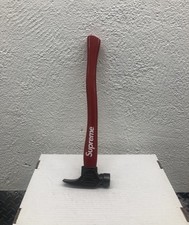 SUPREME Hardcore Hammer BB52 1998 Logo Home Decor Red Wood And Steel Authentic picture
