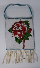 Large Antique Plateau Yakima Beaded Flat bag - 2nd Quarter 20th Century picture