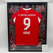Bayern München Jersey Harry Kane Signed In Nielsen Frame COA Adidas picture