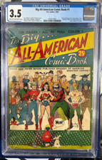 BIG ALL-AMERICAN COMIC BOOK #1 CGC 3.5 DC 1944 Wonder Woman Flash Green Lantern picture