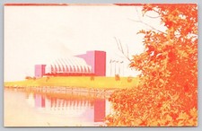 Sarasota Florida, Van Wezel Hall Theater Frank Lloyd Wright, Vintage Postcard picture