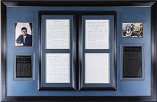 JOHN F. KENNEDY - TYPED MANUSCRIPT SIGNED CIRCA 1960 picture
