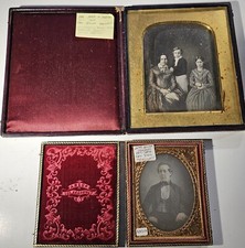 Daguerreotype Photo Lot New York Merchant & Family 1840s 1850s Rare Antique ID’d picture