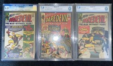 Daredevil 1 CGC 6.0, 2 CBCS 7.0, 3 CBCS 7.0 picture