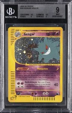 2003 SKYRIDGE #H9 GENGAR HOLO R BGS 9 picture