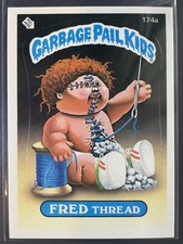 1986 Topps GARBAGE PAIL KIDS Series 5 - 174a FRED THREAD- Near Mint, OS5 picture