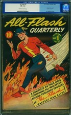 1941 D.C. Comics All Flash 1 CGC 5.5. Origin of Flash picture