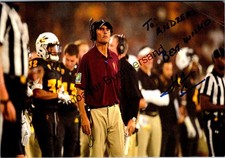 Original Autograph Herm Edwards Jr. American Football /// Autograph Signed Sig picture
