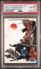 2021 Topps Star Wars Chrome Galaxy A La Kurosawa #88 Purple /25 PSA 10 Pop 1  picture
