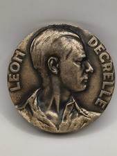 Rare Leon Degrelle Commemorative Medal. IIWW Belgium picture