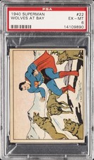 1940 SUPERMAN #22 WOLVES AT BAY PSA 6 picture