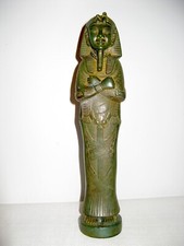 Ancient Ushabti Bronze / Copper Statuette of King Tut Tutankhamun picture