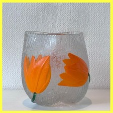 Daum Nancy Art Deco Glass Vase Tulip Pattern Signed 100 Years Old picture
