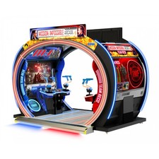 SEGA Mission Impossible Deluxe Arcade Gun Shooting Video Game - 4 Players picture