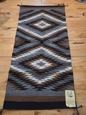 Authentic Hand Woven Navajo Rug by Weaver Mary Lee, Style