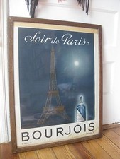 vintage SOIR DE PARIS Poster - EIFFEL TOWER - BOURJOIS - Perfume - Evening in.. picture