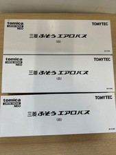 Tomytec Tomica Limited Vintage NEO Mitsubishi Fuso Aero Bus White 3pcs Set picture