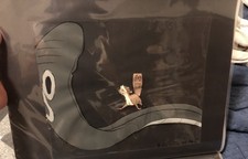Rikki Tikki Tavi Chuck Jones Production Animation Cel – Snake Fight w/ Mongoose picture