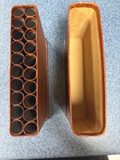 Alfred Dunhill luxury crocodile/alligator cigar box vintage holds 20 cigars picture