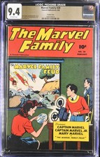 1948 Fawcett Publications DC Marvel Family 20 CGC 9.4. Pedigree Highest Graded. picture