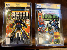 SHOGUN WARRIORS 1 & 2 Marvel Comic Lot WHITMAN VARIANT CGC SS Al Milgrom 9.4 NM picture