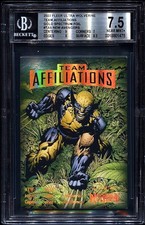 2022 Ultra Wolverine Affiliations Gold Spectrum Foil 1/1 One of One BGS Marvel picture