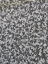 RARE 17TH C INTRICATE HAND MADE POINT DE FRANCE LACE PANEL FR MUSEUM DEACCESSION picture
