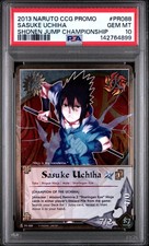 2013 NARUTO CCG PROMO 2013 SHONEN JUMP CHAMPIONSHIP #PR088 SASUKE UCHIHA PSA 10 picture
