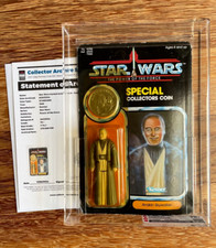 Star Wars Rare Vintage 1985 POTF ANAKIN SKYWALKER 92 Back CAS grade 70+ not AFA picture