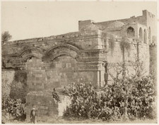 1860's PHOTO - HOLY LAND PALESTINE EXP. FUND PHILLIPS? GOLDEN GATEWAY JERUSALEM picture