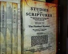 FINISHED MYSTERY Watchtower 1918 Studies in the Scriptures Vol # 7 Jehovah IBSA picture