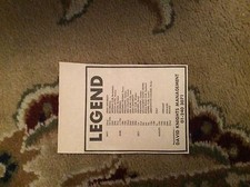 u1-5 ephemera 1971 original advert rock group legend tour dates picture