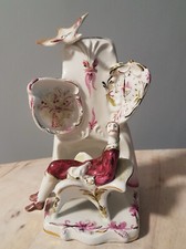RARE Porcelain figurine Baron Munchausen Gorodnitsa USSR picture