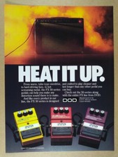 1989 DOD FX50B FX55B FX56 Pedals vintage print Ad picture