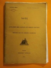 SECRET DOCUMENTS GENERAL STAFF - Examination of German Soldier Effects 1916  picture