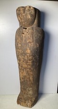 Ancient Egyptian Huge Falcon Hawk Sarcophagus Wood Ex Walter Scott McDonald 1943 picture