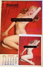 Marilyn Monroe Calendar 1952 Vintage Pinup #1 Golden Dreams LARGEST MADE RARE picture