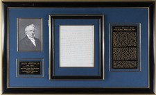 JAMES BUCHANAN - AUTOGRAPH LETTER SIGNED 03/27/1838 CO-SIGNED BY: SAMUEL McKEAN picture