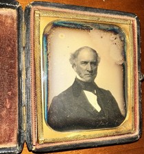 Southworth & Hawes Daguerreotype of ALVIN ADAMS Railroad Courier Wikipedia Rare picture