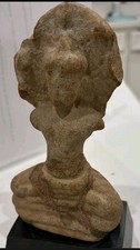 Ancient Antique Khmer Sandstone Buddha Naga Buddhism Museum  picture